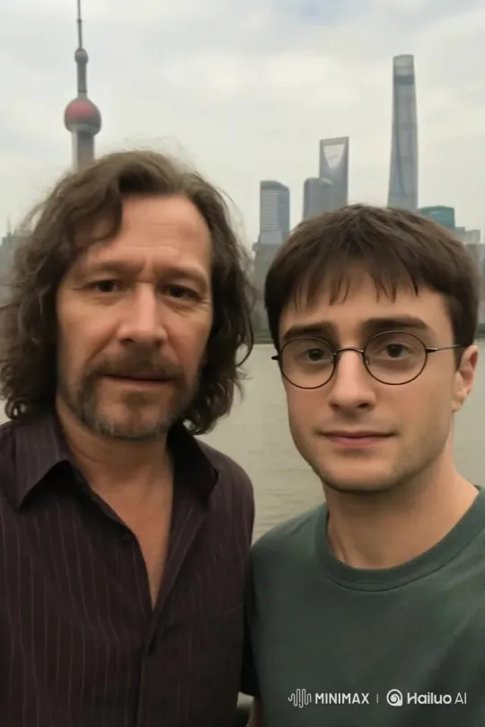 Sirius and Harry's Adventure in Shanghai – AI Generated Video | Hailuo AI