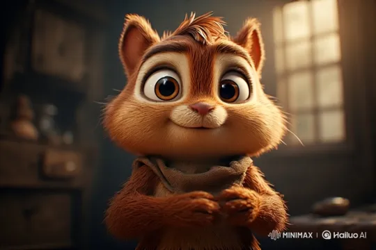 Chippy the Chipmunk Delivers a Bouquet with Love – AI Generated Video | Hailuo AI