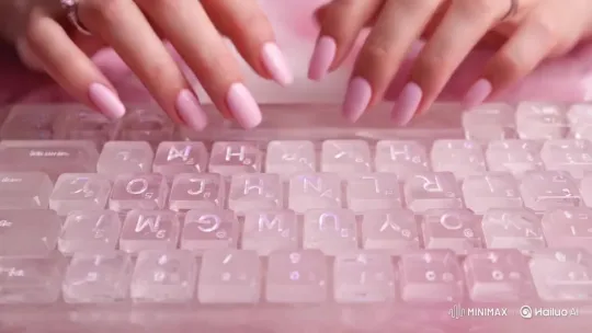 Customizable ASMR Typing Sounds Generator – AI Generated Video | Hailuo AI