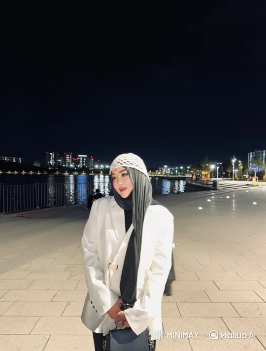 Family Embrace on Summer Night's Waterfront – AI Generated Video | Hailuo AI