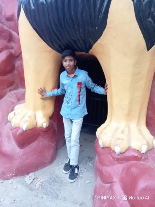 Young Boy Meets Man Resembling PM Modi in front of Statue – AI Generated Video | Hailuo AI