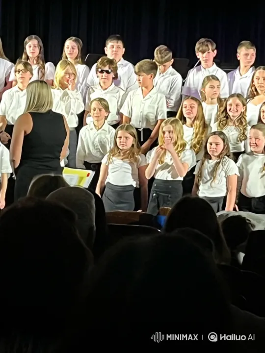 Children's Choir Performs with Joyful Dance and Singing – AI Generated Video | Hailuo AI