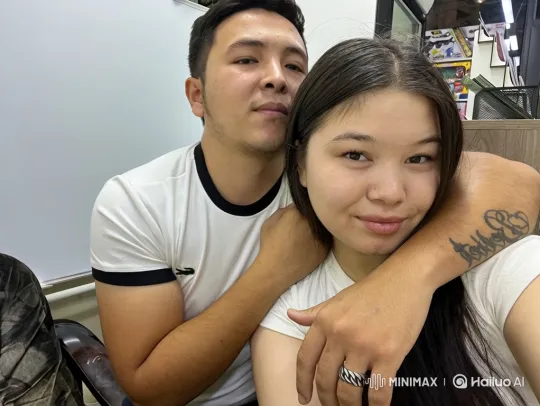Couple and Daughter Share Loving Embrace – AI Generated Video | Hailuo AI