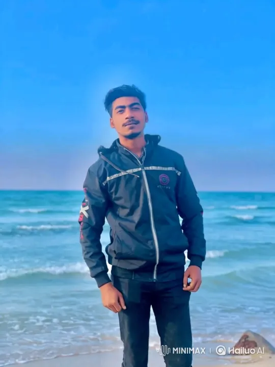Young Man Performing Funny Actions on Beach – AI Generated Video | Hailuo AI