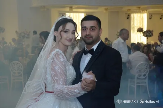 Family Celebration: Wedding Dance with Children – AI Generated Video | Hailuo AI