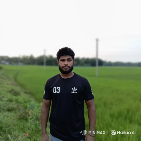 Young Couple Shares Intimate Moment in Green Field – AI Generated Video | Hailuo AI
