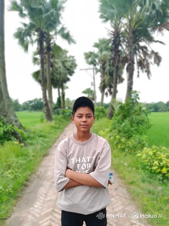 Young Person Smiles in Rural Setting – AI Generated Video | Hailuo AI