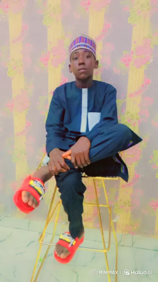 Elegant Young Boy in Colorful Attire, Serene Gaze – AI Generated Video | Hailuo AI