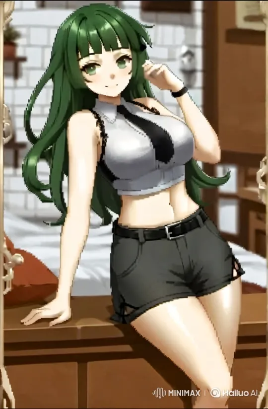 Anime Girl's Magical Belly Expansion and Burst – AI Generated Video | Hailuo AI