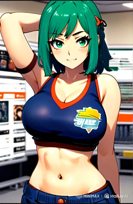 Anime Woman's Belly Expansion and Explosive End – AI Generated Video | Hailuo AI