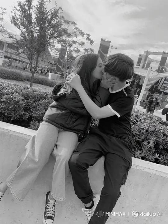 Young Couple Shares Intimate Moment on Overcast Day – AI Generated Video | Hailuo AI