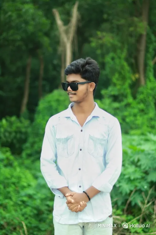 Young Couple Shares Silent Moment in Golden Hour Park – AI Generated Video | Hailuo AI