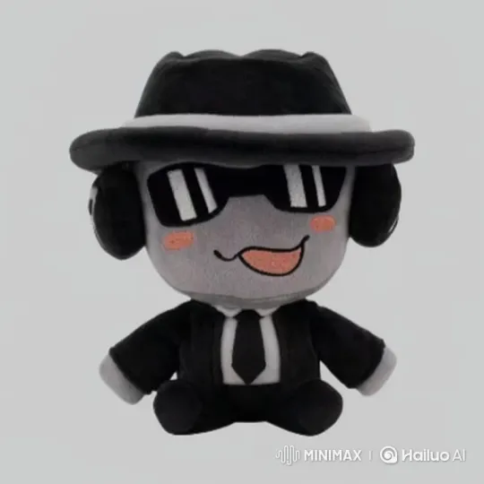 Plush Toy Character Walks and Flips Coin on Nighttime City Street – AI Generated Video | Hailuo AI