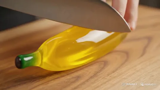 Cutting Bananas – AI Generated Video | Hailuo AI
