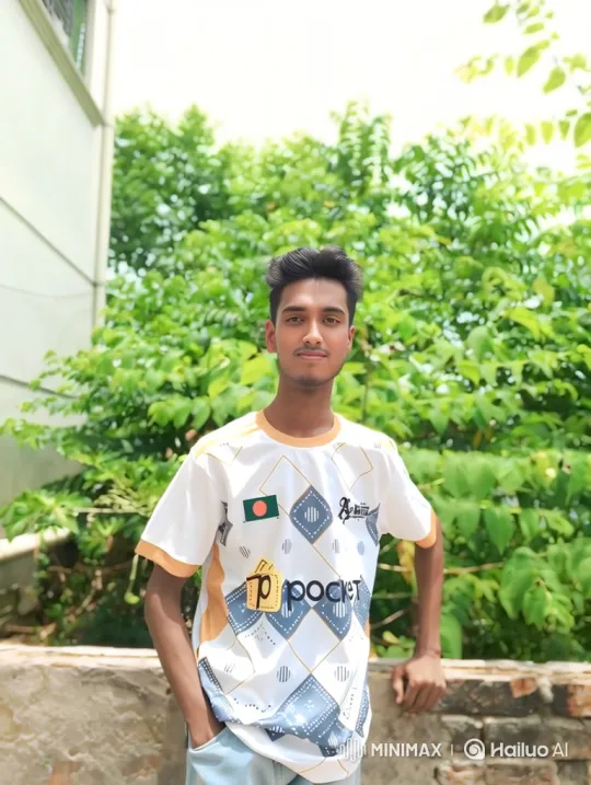 Serene Portrait of a Young Man in Nature – AI Generated Video | Hailuo AI