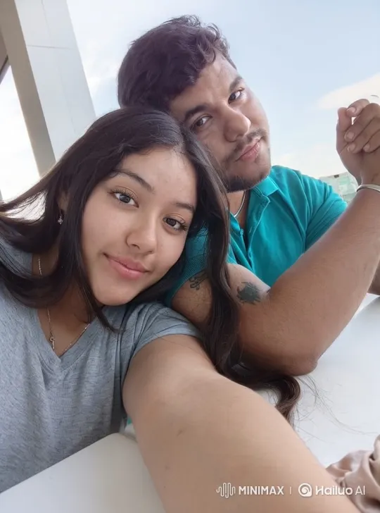 Young Family Shares Loving Moment on Terrace – AI Generated Video | Hailuo AI
