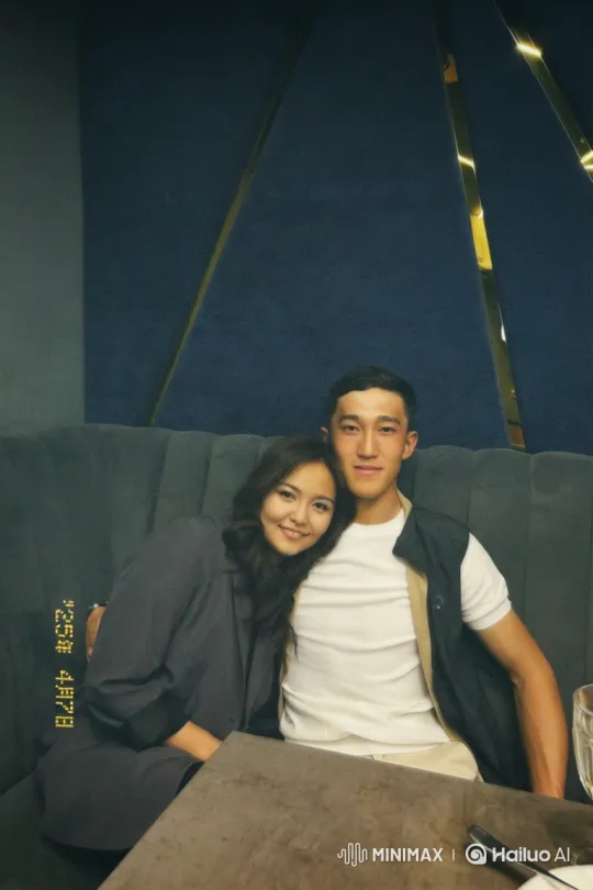 Family Reunion: Loving Embrace Captured on Night Bench – AI Generated Video | Hailuo AI