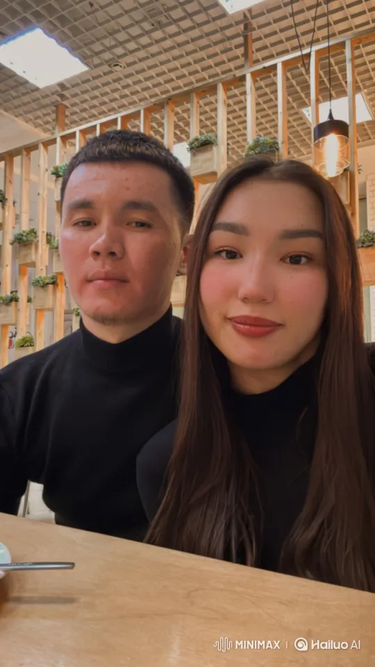 Young Family Embraces Under Party Lights – AI Generated Video | Hailuo AI
