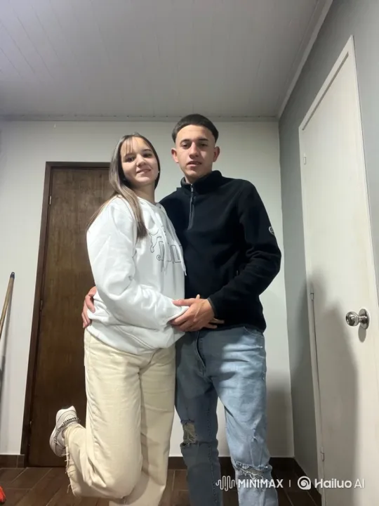 Family Portrait: Couple and Child's Joyful Embrace – AI Generated Video | Hailuo AI
