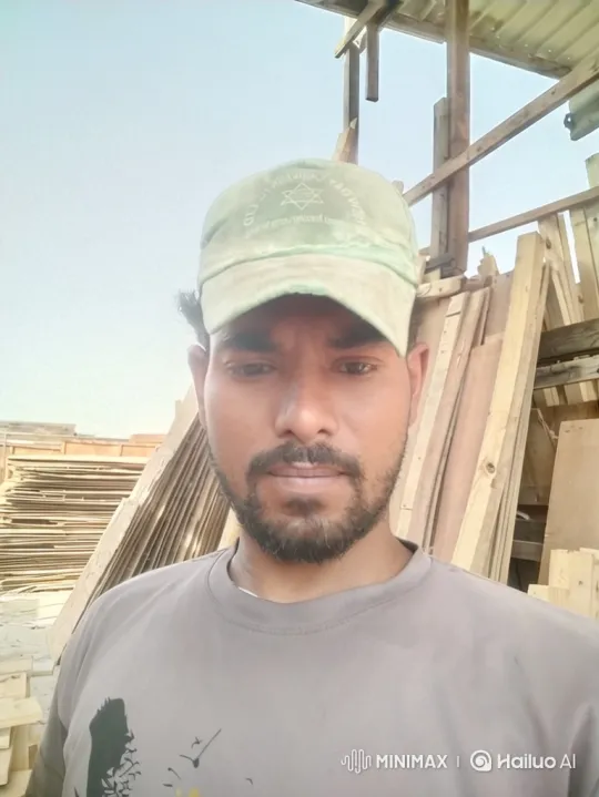 Man Transforms Confidence, Enters Luxury Sedan in Lumberyard – AI Generated Video | Hailuo AI