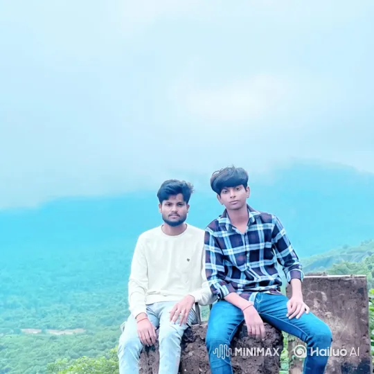 Two Men in Serene Landscape: A Zooming Out Journey – AI Generated Video | Hailuo AI