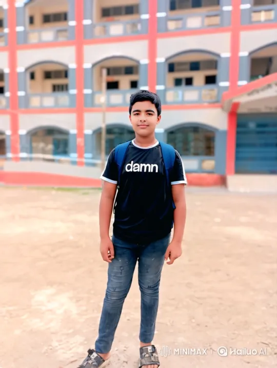 Young Boy and Woman Share a Quiet Moment in Courtyard – AI Generated Video | Hailuo AI