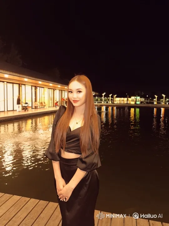 Family Embrace Captured in Serene Night Scene – AI Generated Video | Hailuo AI