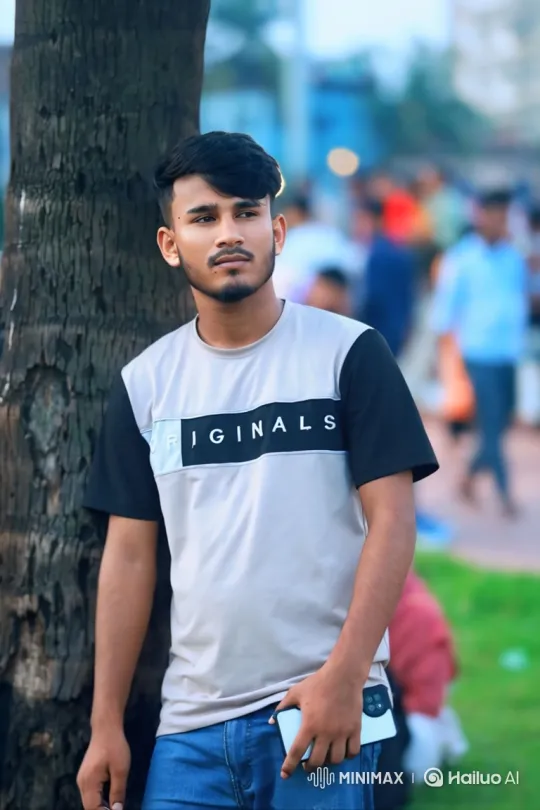Young Couple Shares Intimate Moment in Golden Hour Park – AI Generated Video | Hailuo AI