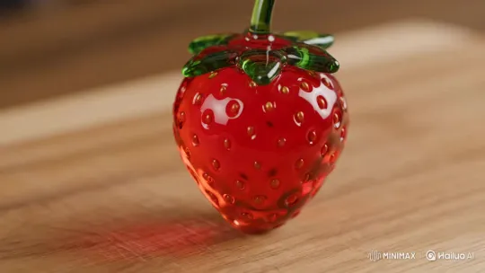 Crystal Strawberry: A Sparkling Delight – AI Generated Video | Hailuo AI