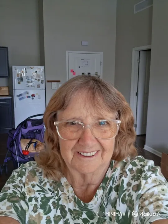 Joyful Older Woman Laughs Heartily in Cozy Home Setting – AI Generated Video | Hailuo AI
