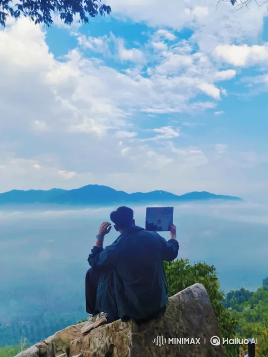 Panoramic Journey from Mountain Peak to Earth Orbit – AI Generated Video | Hailuo AI