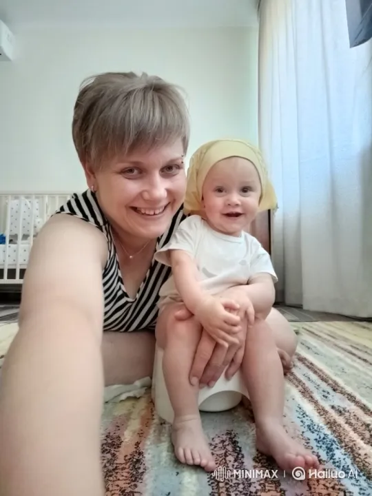 Woman and Child Experience Magical Potty Flight – AI Generated Video | Hailuo AI