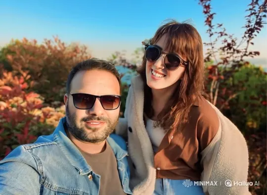 Young Couple Reunites with Son in Joyful Outdoor Hug – AI Generated Video | Hailuo AI