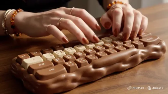 Poop-Themed Keyboard with Farting Sound Effects – AI Generated Video | Hailuo AI