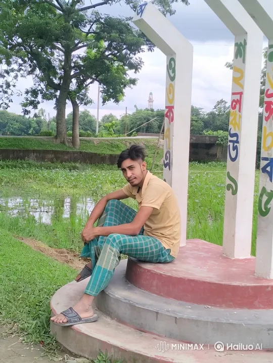 Young Couple Shares Quiet Moment in Golden Hour Park – AI Generated Video | Hailuo AI