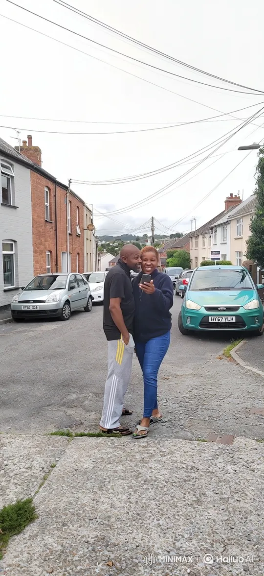 Couple Boards Mercedes-Benz on Residential Street – AI Generated Video | Hailuo AI