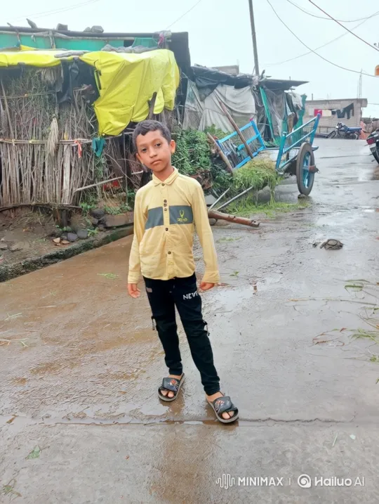 Young Boy Meets Man Resembling Modi, They Shake Hands – AI Generated Video | Hailuo AI