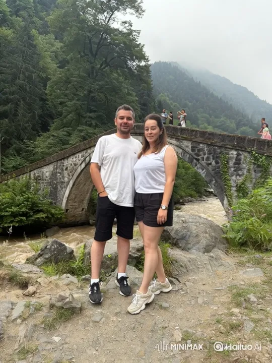 Couple and Child Enjoy a Summer Day and Night Out – AI Generated Video | Hailuo AI