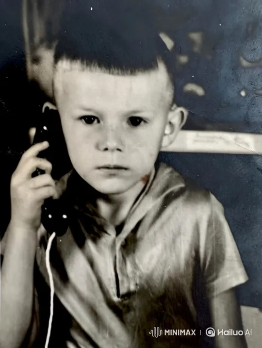 Boy Transforms from Serious to Happy While on Phone – AI Generated Video | Hailuo AI