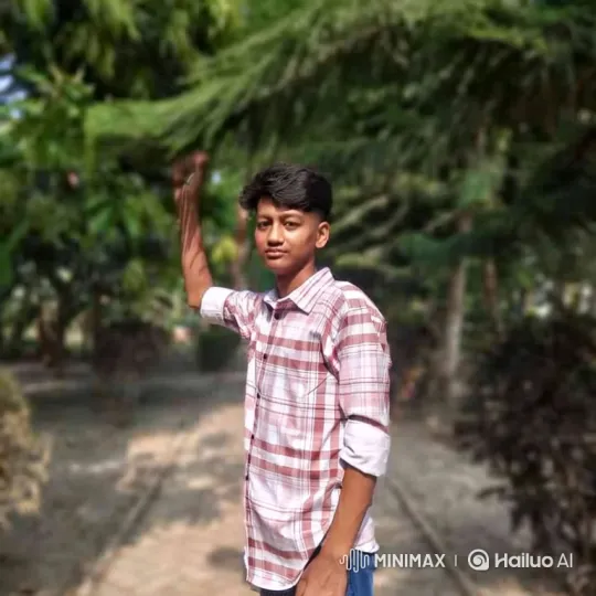 Young Man Embraces Serenity in Park Setting – AI Generated Video | Hailuo AI