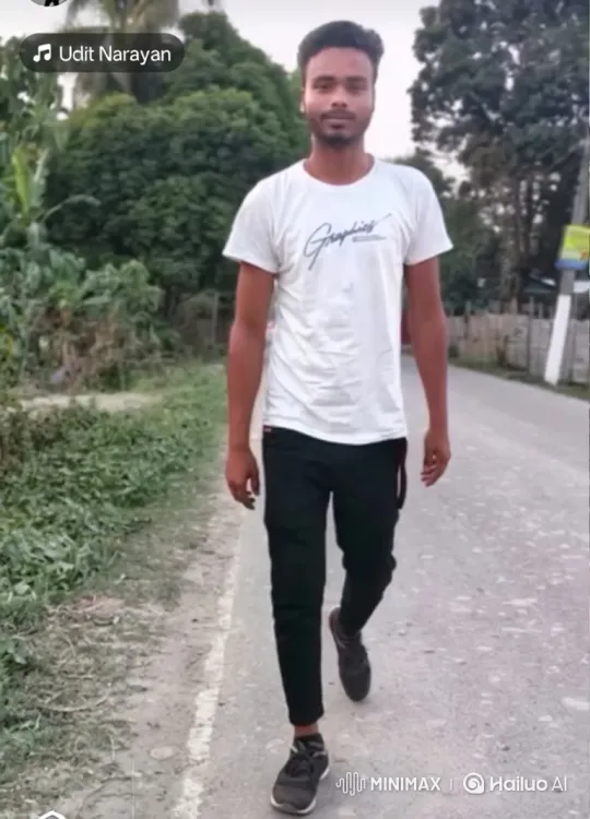Young Man Walking Steadily Towards Camera – AI Generated Video | Hailuo AI