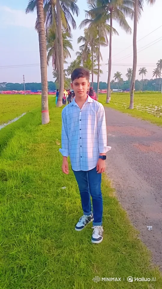 Young Couple Shares Quiet Moment in Park at Golden Hour – AI Generated Video | Hailuo AI