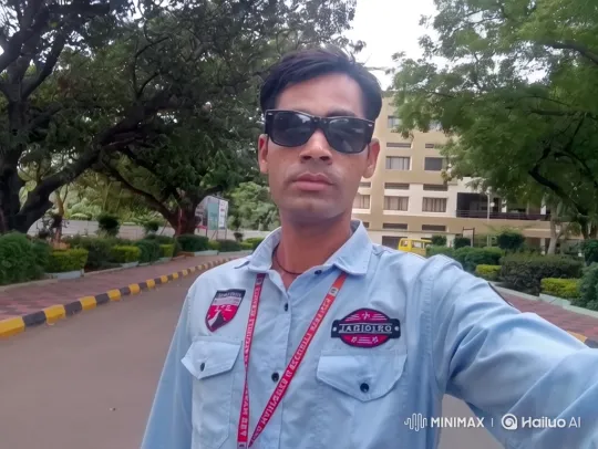 Man Takes Selfie on Road with Background Trees – AI Generated Video | Hailuo AI