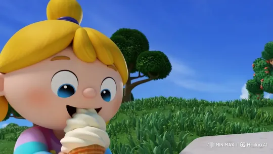 Robotic Snatch Steals Child's Ice Cream in Park – AI Generated Video | Hailuo AI