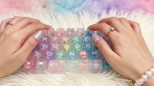 Keyboard ASMR Video Creation Request – AI Generated Video | Hailuo AI