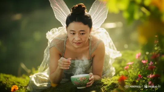 Fairy and Man Declare Love in Enchanted Forest – AI Generated Video | Hailuo AI