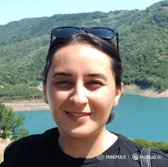 Woman Walks Through Scenic Landscape with Tracking Camera – AI Generated Video | Hailuo AI