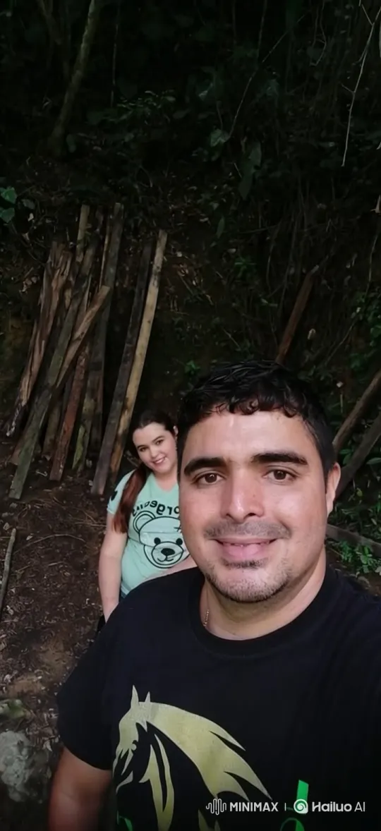 Family Portrait in Rustic Woodland Setting – AI Generated Video | Hailuo AI