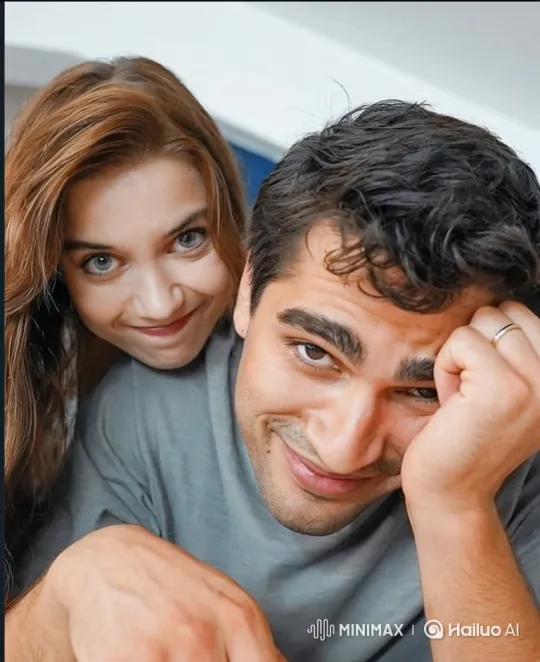 Young Couple and Their Children's Joyful Embrace – AI Generated Video | Hailuo AI