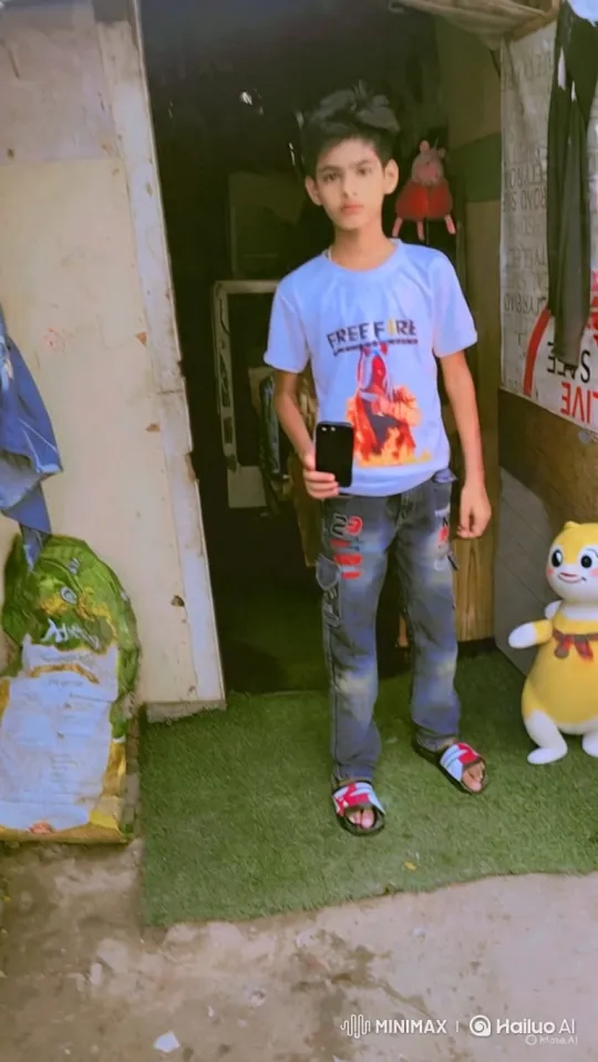 Boy with Smartphone Shows Subtle Emotion – AI Generated Video | Hailuo AI